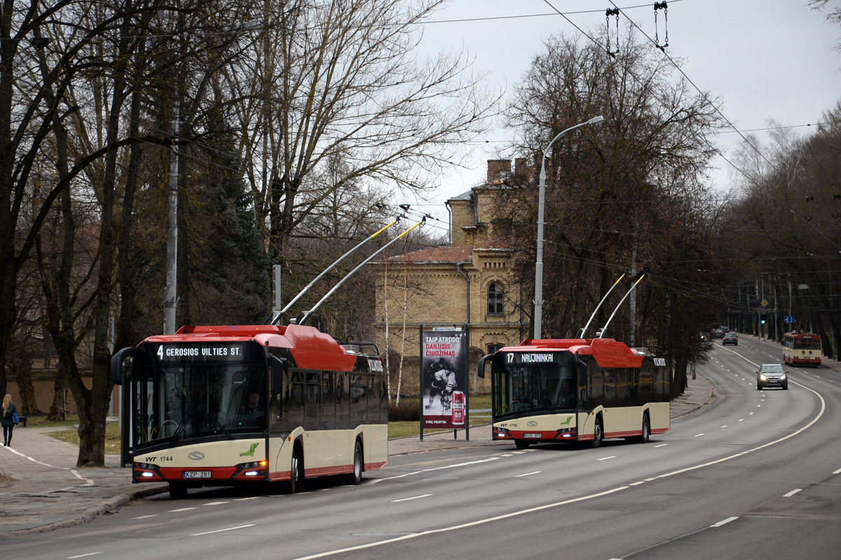 維爾紐斯, Solaris Trollino IV 12 Škoda # 1744; 維爾紐斯, Solaris Trollino IV 12 Škoda # 1730