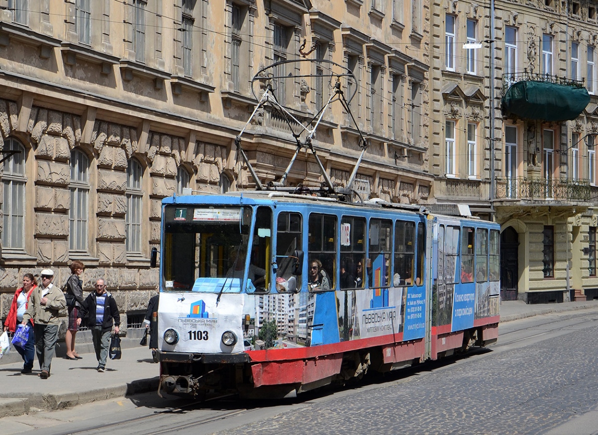 Léopol, Tatra KT4SU N°. 1103