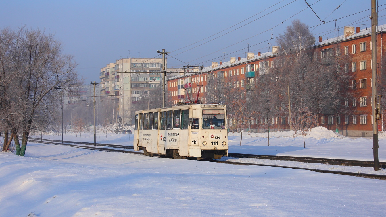 Prokopyevsk, 71-605 (KTM-5M3) № 111 Prokopyevsk, 71-605 (KTM-5M3) № 111