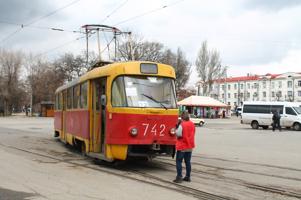 Запорожье, Tatra T3SU № 742