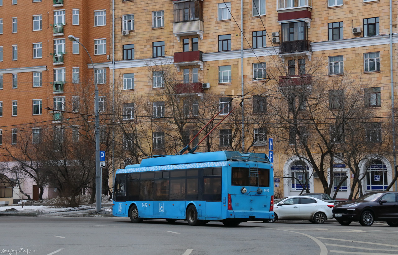 Москва, Тролза-5265.00 «Мегаполис» № 1492