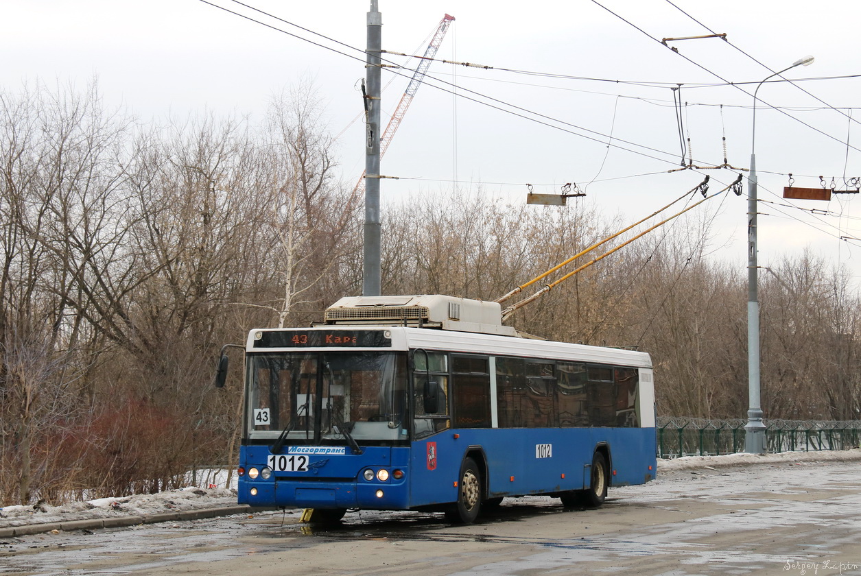 Москва, МТрЗ-52791 «Садовое Кольцо» № 1012