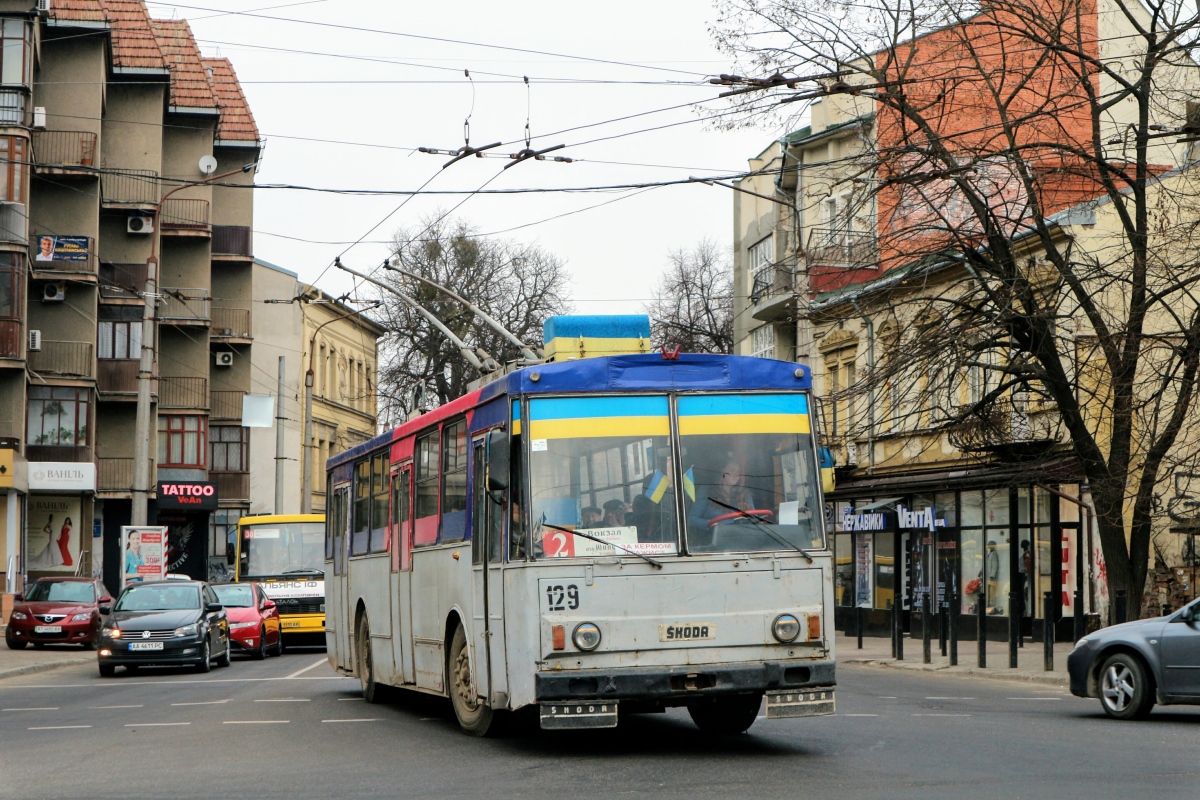 Івано-Франківськ, Škoda 14Tr02 № 129 Івано-Франківськ, Škoda 14Tr02 № 129