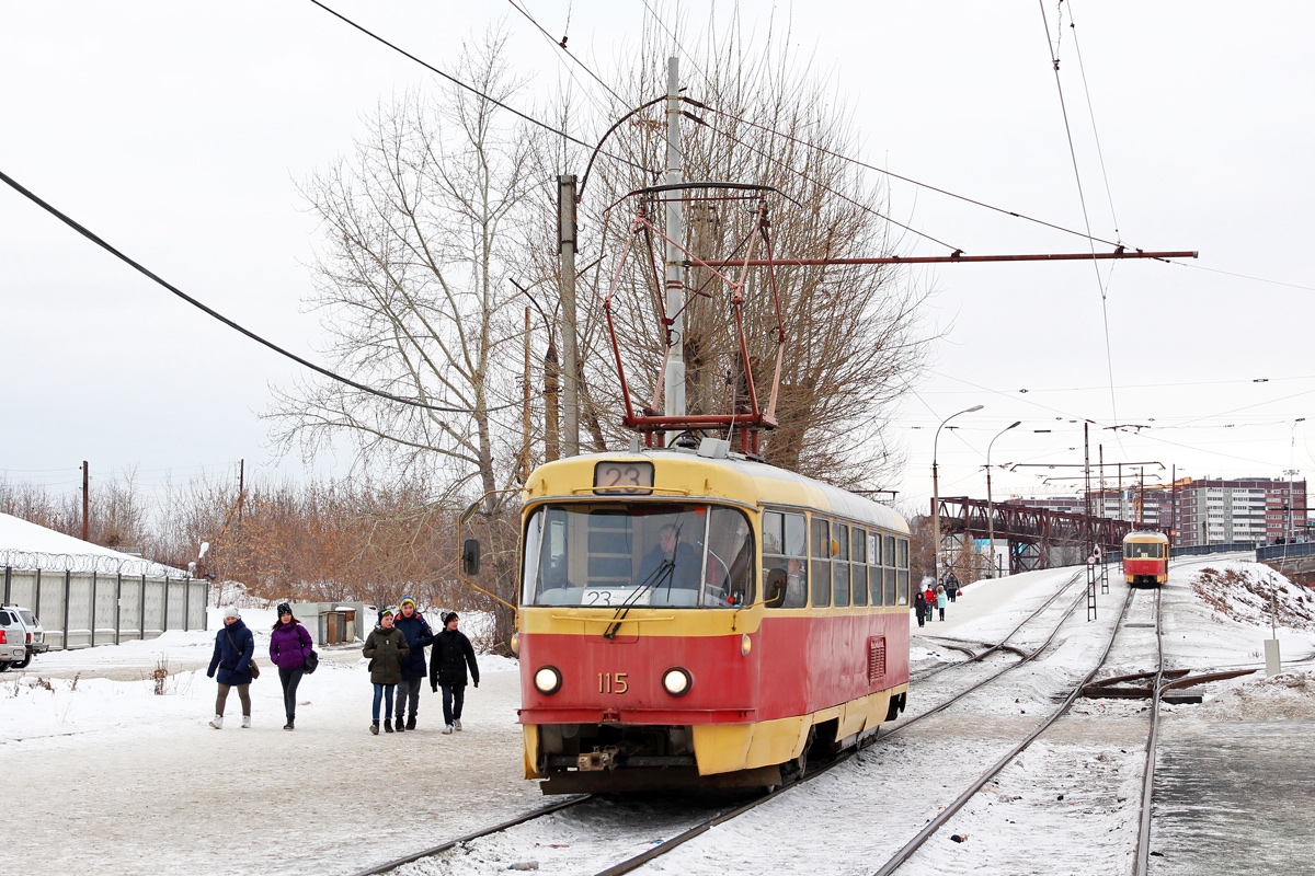 Екатеринбург, Tatra T3SU (двухдверная) № 115