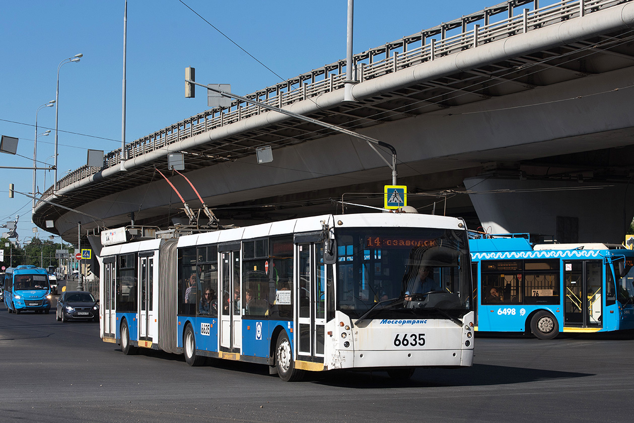 Москва, Тролза-6206.01 «Мегаполис» № 6635