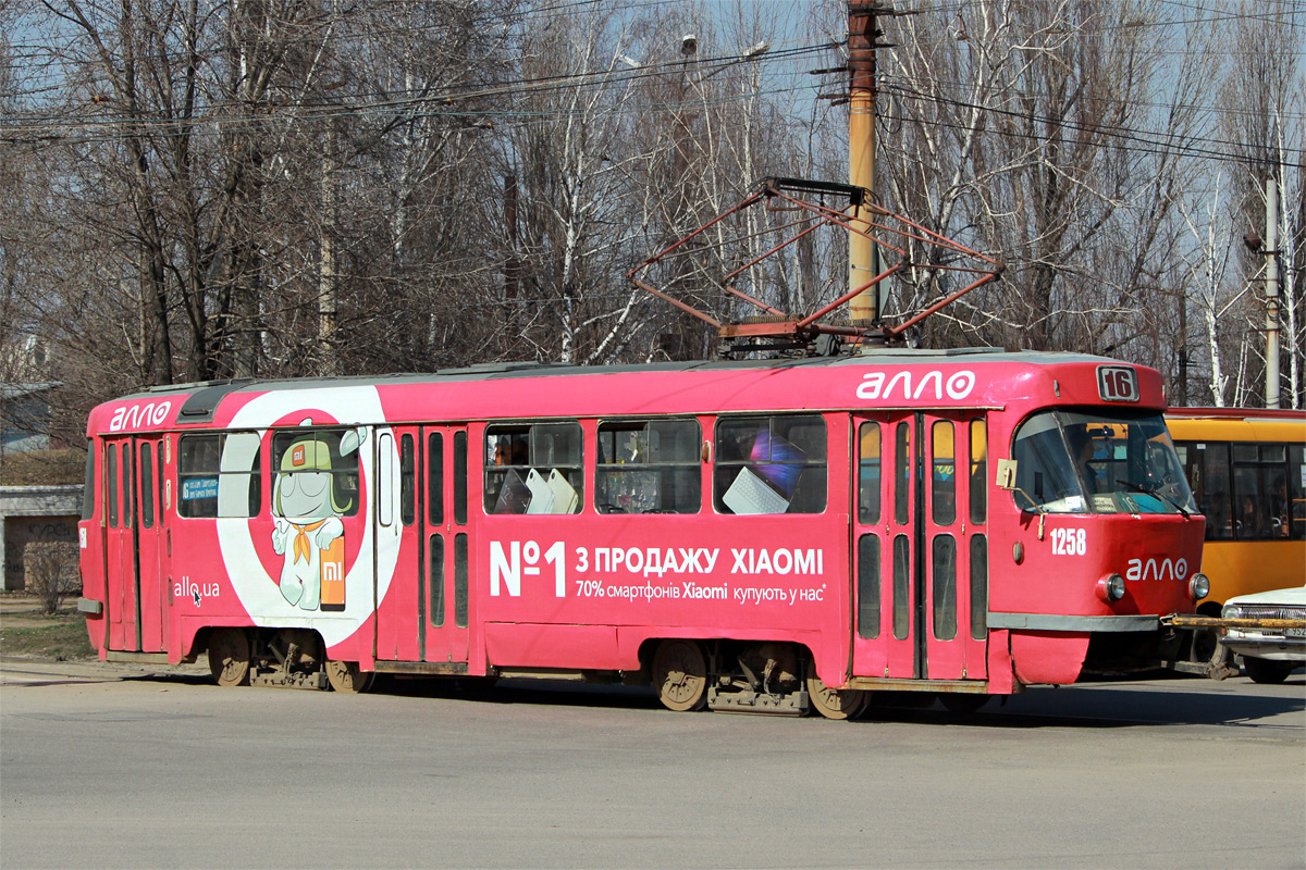 Днепр, Tatra T3SU № 1258