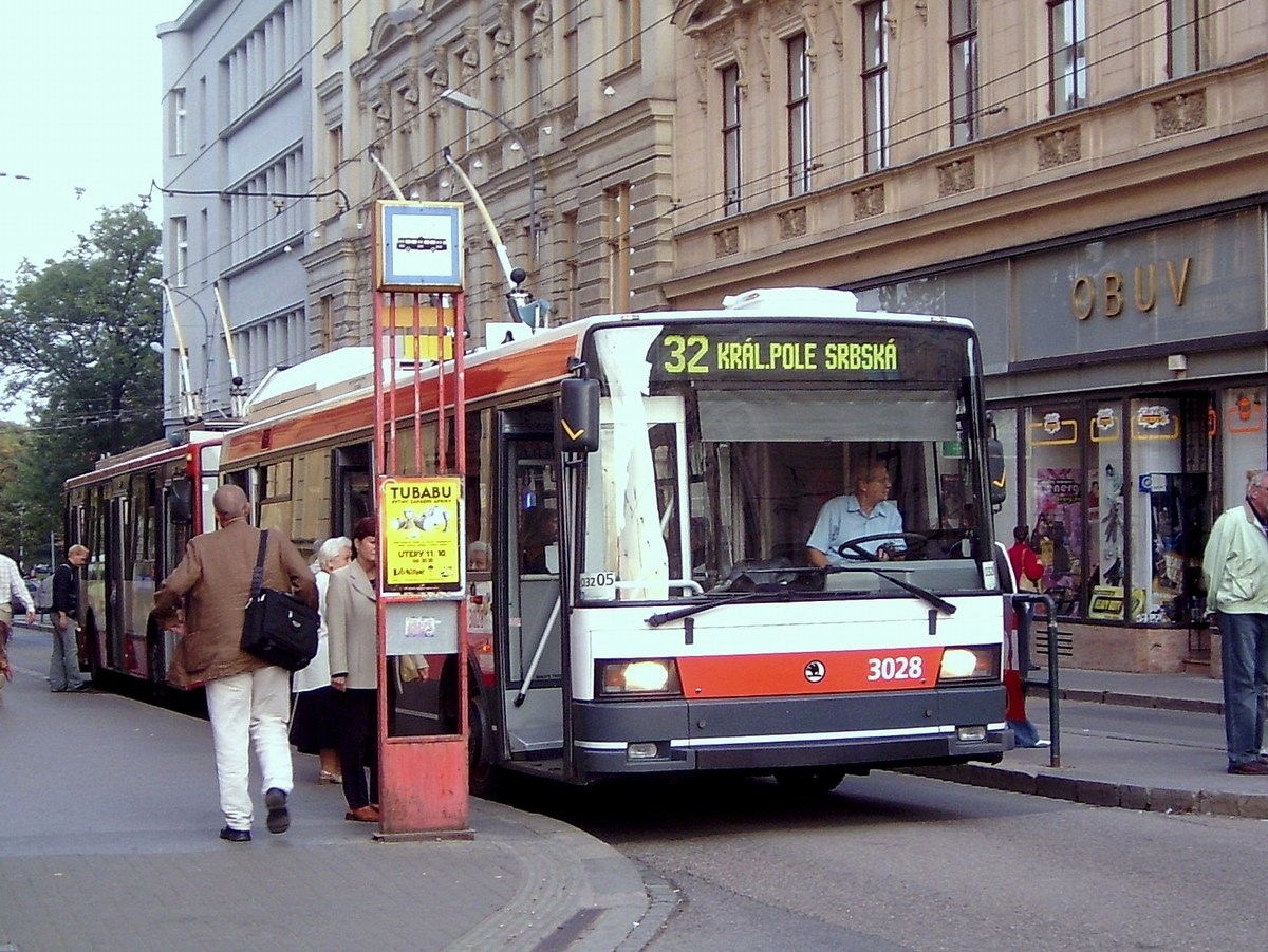 Брно, Škoda 21Tr № 3028
