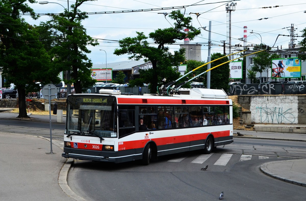 Брно, Škoda 21Tr № 3026