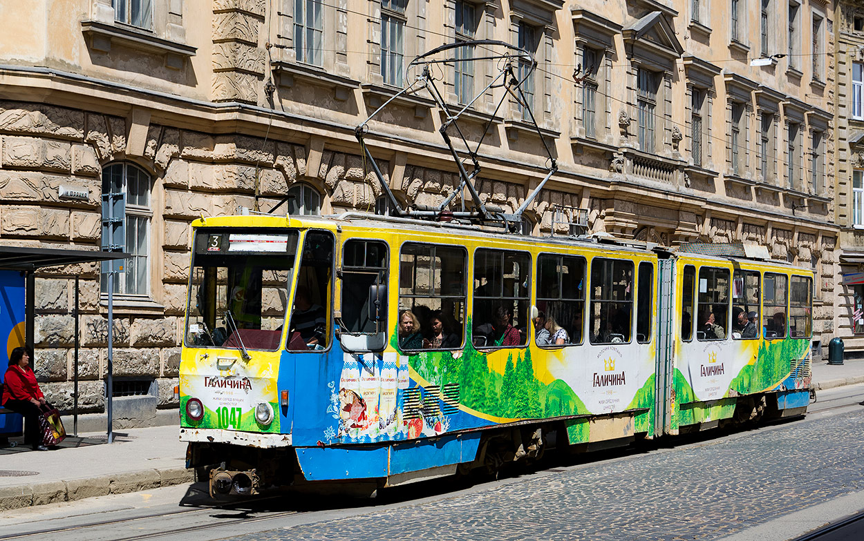 Львов, Tatra KT4SU № 1047