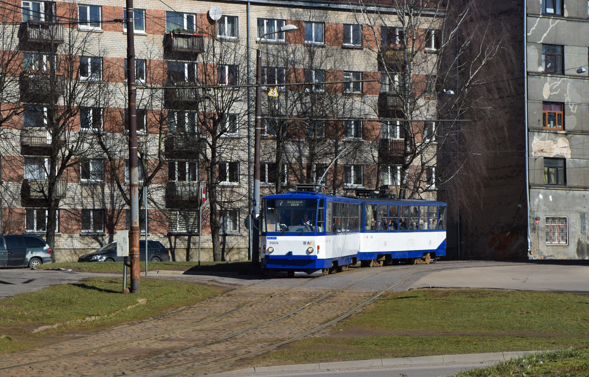 Рига, Tatra T3MR (T6B5-R) № 35076