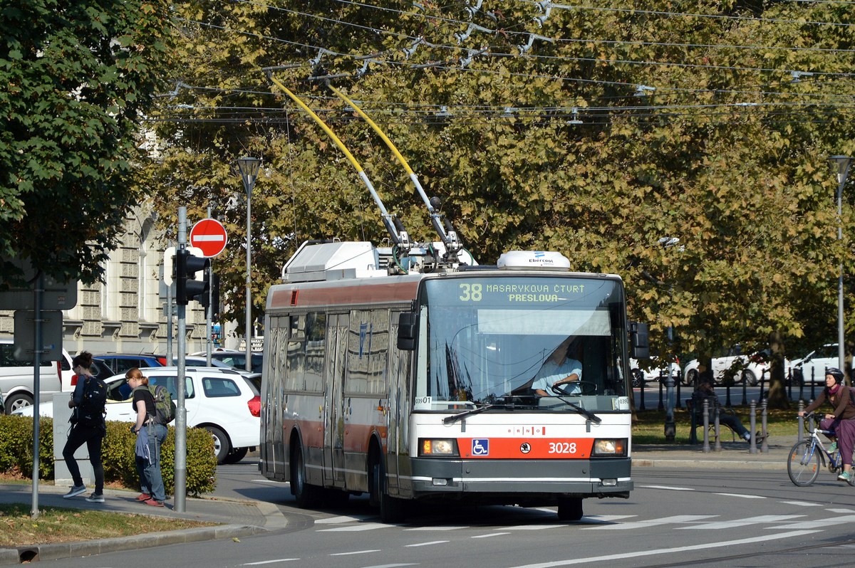 Брно, Škoda 21Tr № 3028