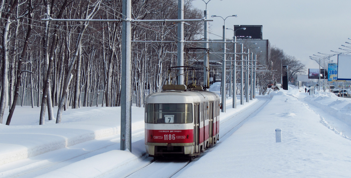 Самара, Tatra T3E № 1186
