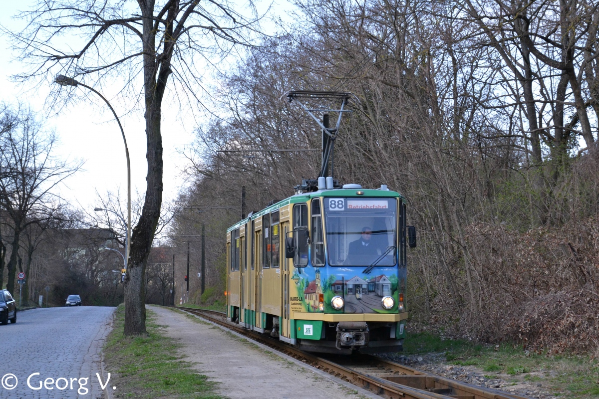 Шёнайхе – Рюдерсдорф, Tatra KT4DM № 21; Шёнайхе – Рюдерсдорф — Последний день работы вагонов Tatra KT4D (01.04.2012)