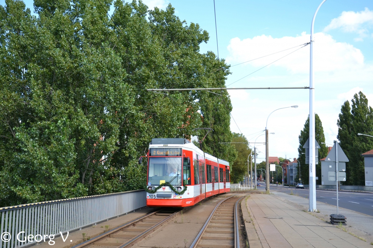 Бранденбург-на-Хафеле, Duewag MGT6D № 105