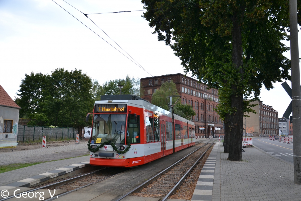 Бранденбург-на-Хафеле, Duewag MGT6D № 105