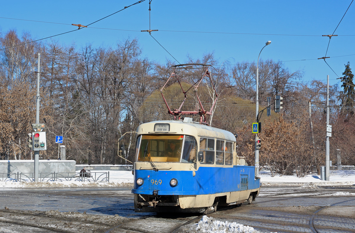 Екатеринбург, Tatra T3SU (двухдверная) № 969