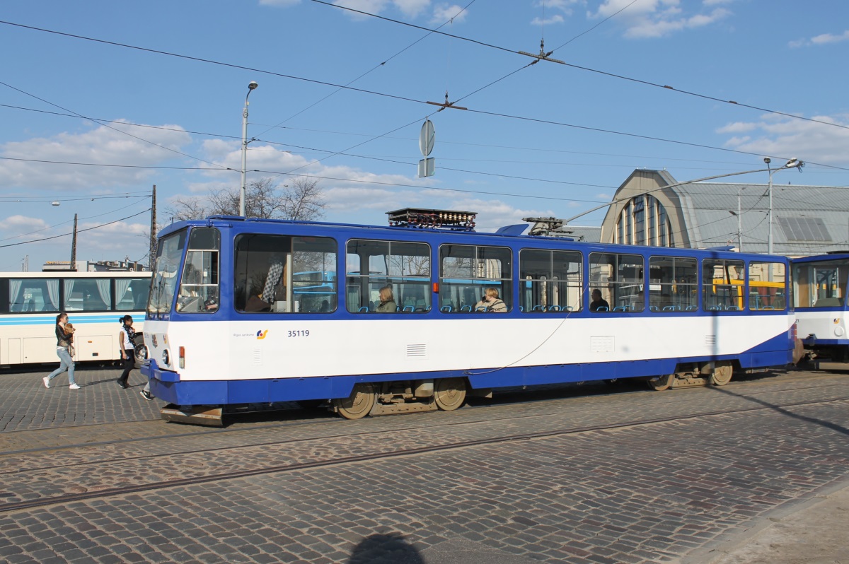 Рига, Tatra T3MR (T6B5-R) № 35119