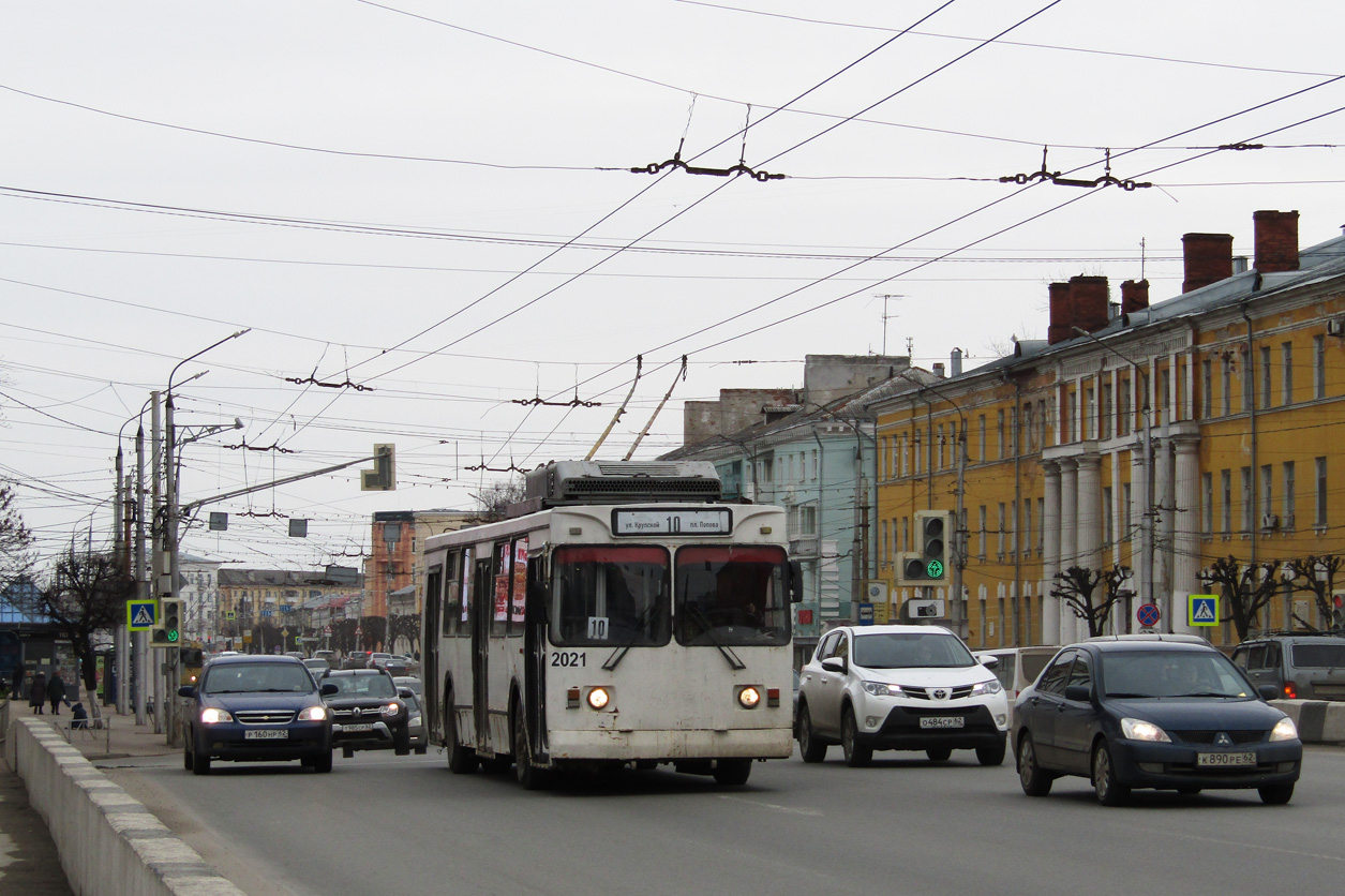 Рязань, ЗиУ-682ГМ1 (с широкой передней дверью) № 2021