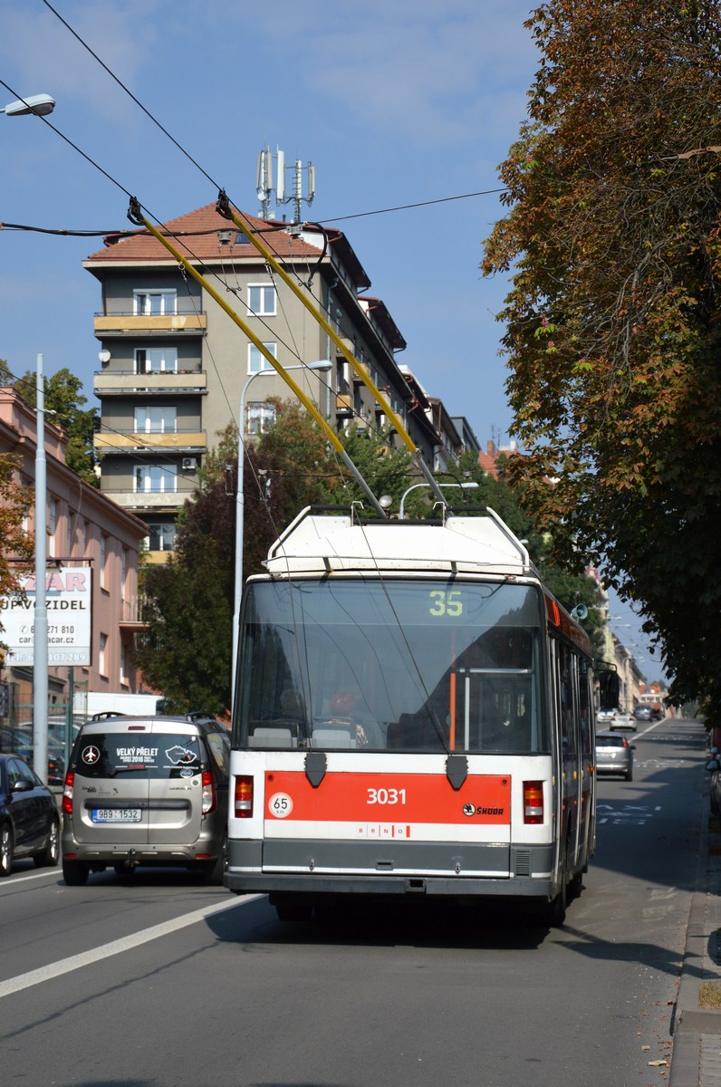 Брно, Škoda 21Tr № 3031