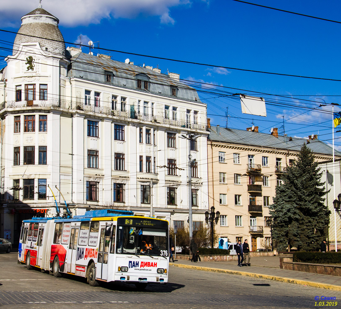 Чернівці, Škoda 15Tr13/7M № 376 Чернівці, Škoda 15Tr13/7M № 376