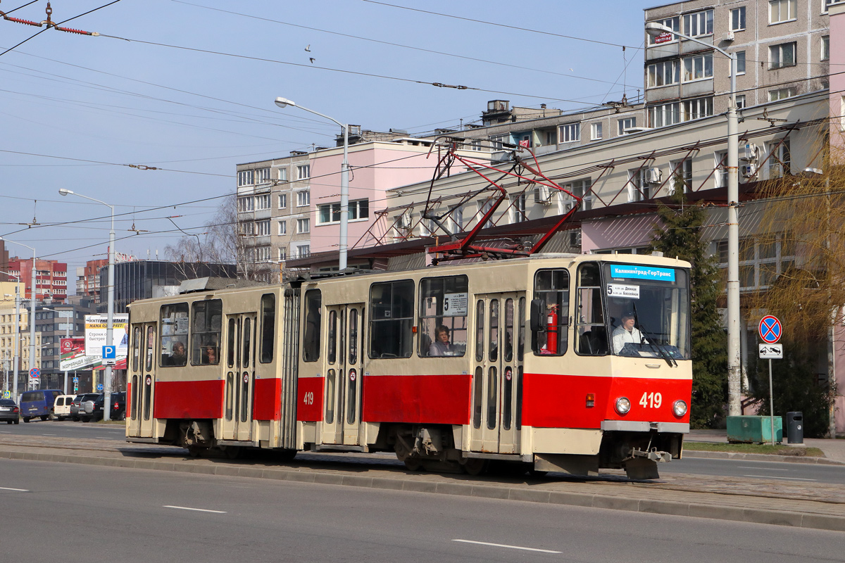 Калининград, Tatra KT4SU № 419 Калининград, Tatra KT4SU № 419
