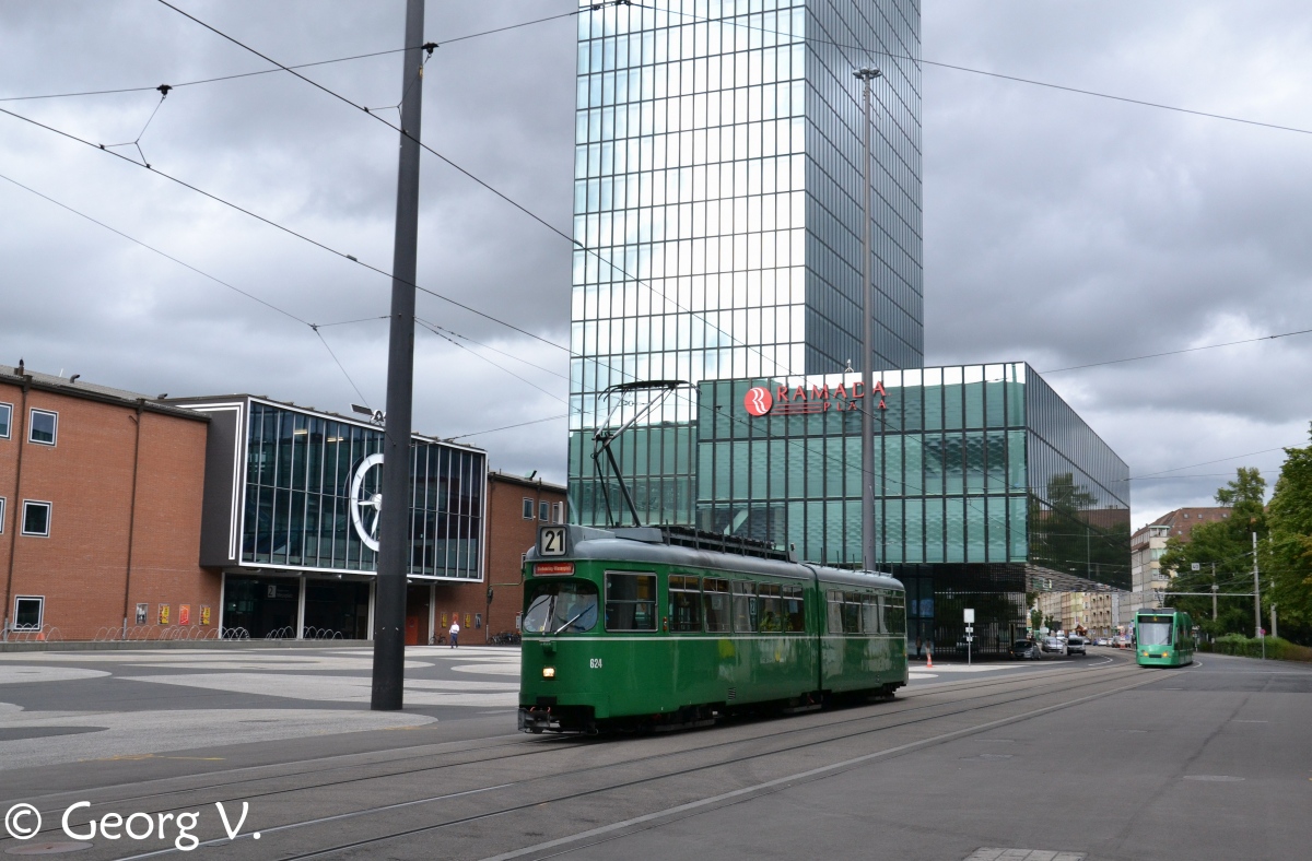 Базель, Duewag GT6 № 624