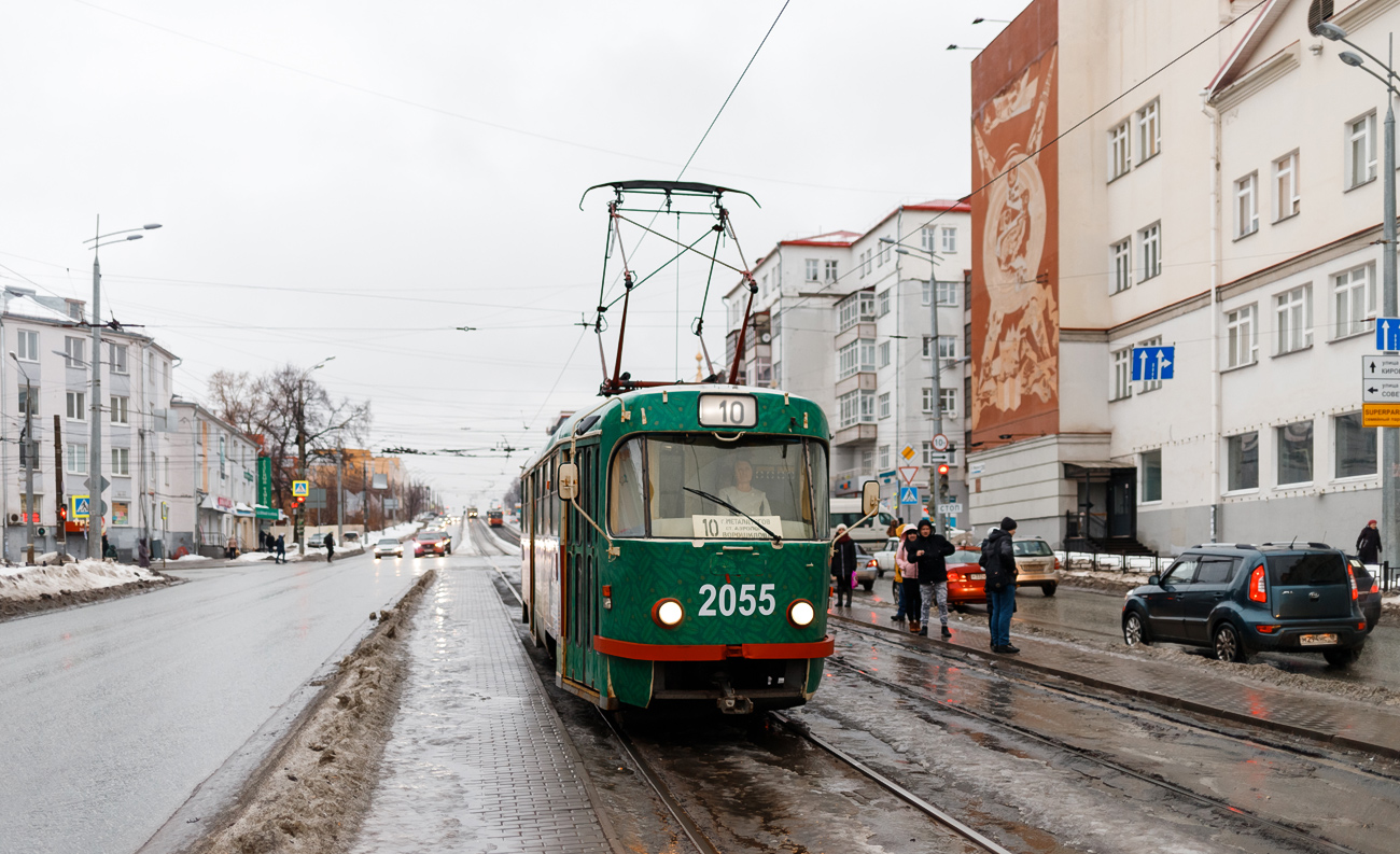 Iževskas, Tatra T3SU mod. Izhevsk nr. 2055