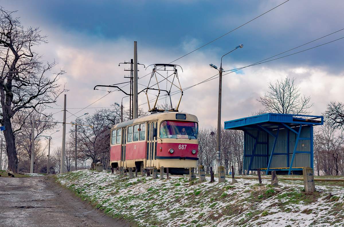 Каменское, Tatra T3SU № 687