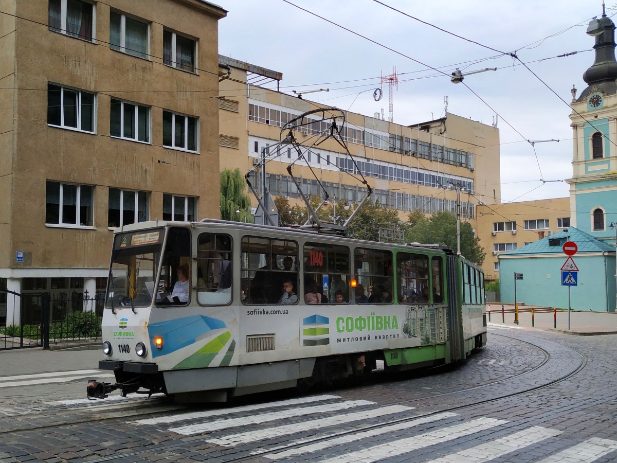 Львов, Tatra KT4SU № 1140