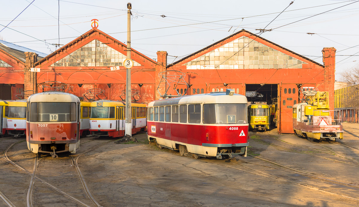 Одесса, Tatra T3SUCS № 7057; Одесса, Tatra T3SU № 4088