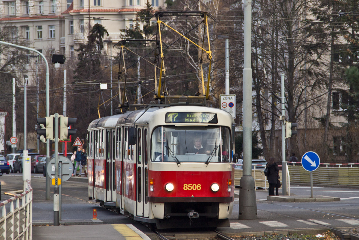 Prague, Tatra T3R.P № 8506