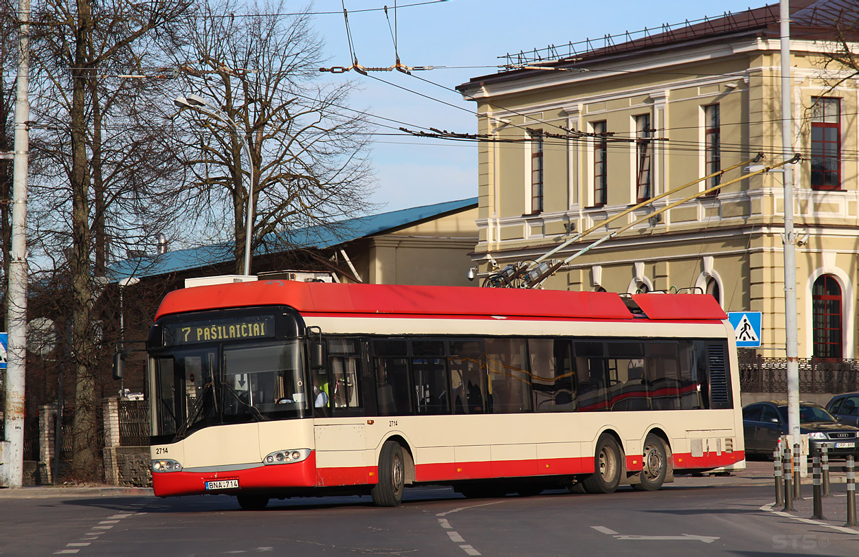 Вильнюс, Solaris Trollino II 15 AC № 2714