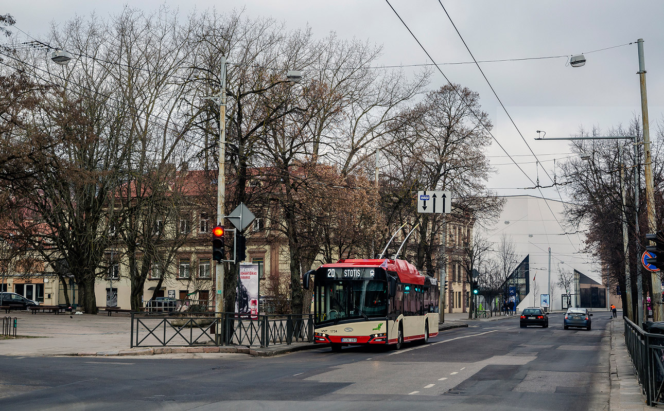 Вильнюс, Solaris Trollino IV 12 Škoda № 1734