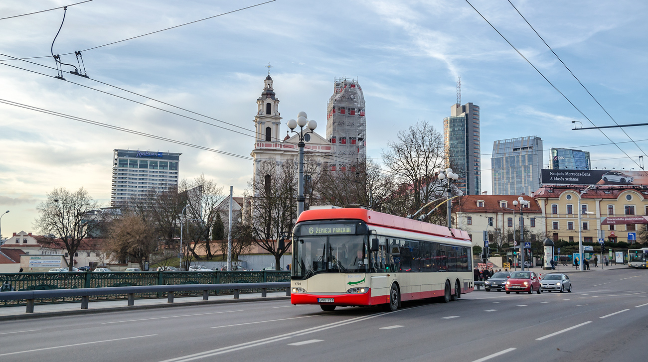 Vilnius, Solaris Trollino II 15 AC N°. 1701