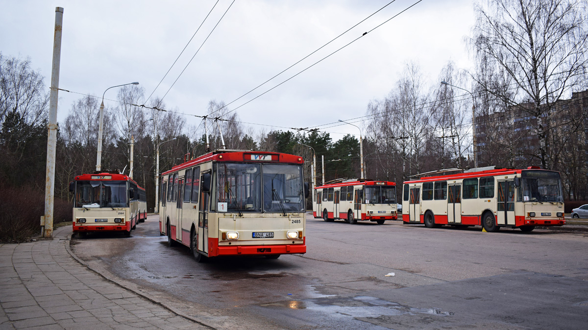 Вильнюс, Škoda 14Tr02/6 № 2485