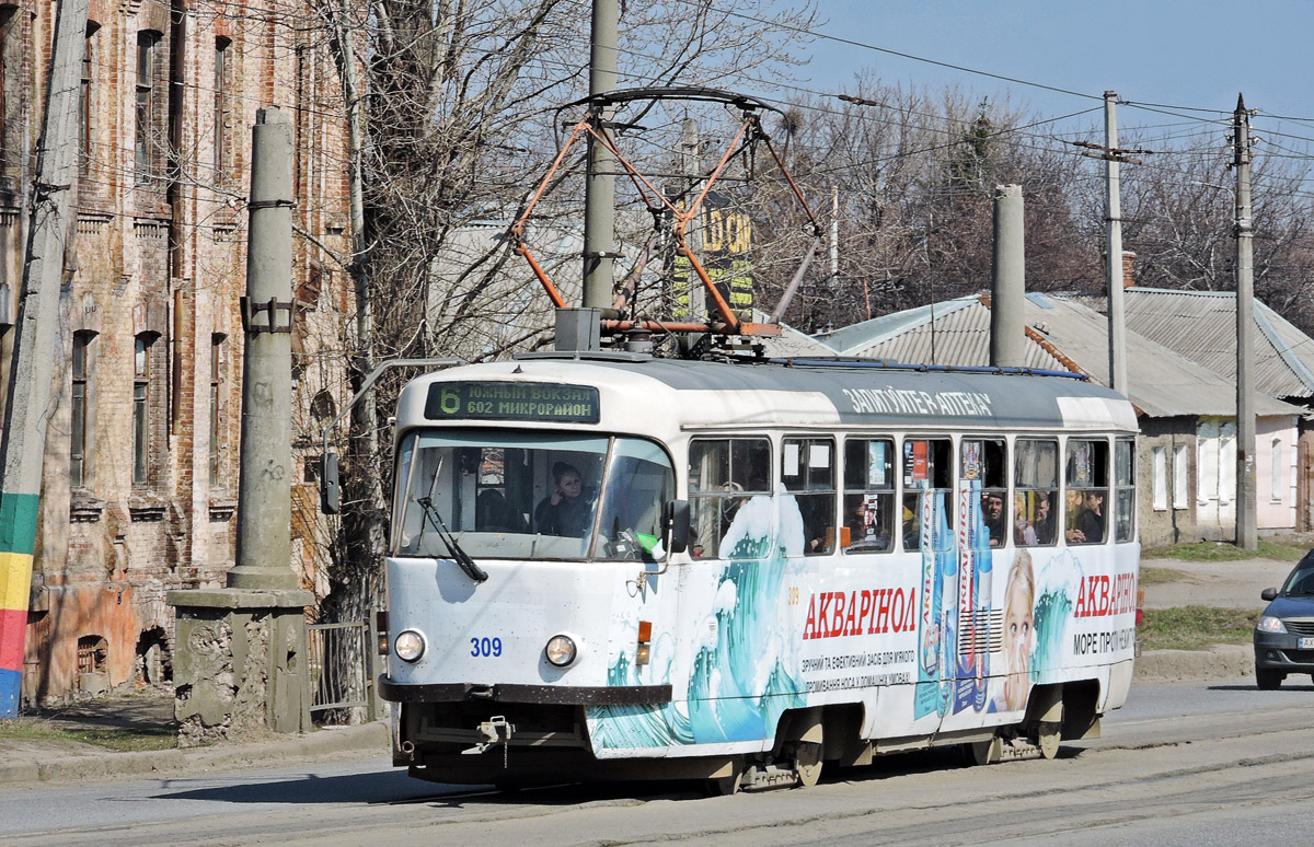 Харьков, Tatra T3SUCS № 309