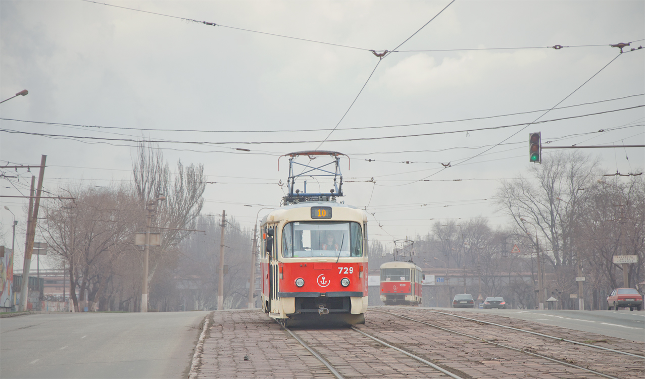 Мариуполь, Tatra T3A № 729
