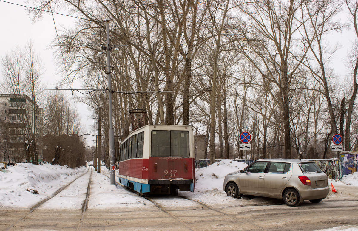 Томск, 71-605 (КТМ-5М3) № 247; Томск — Происшествия