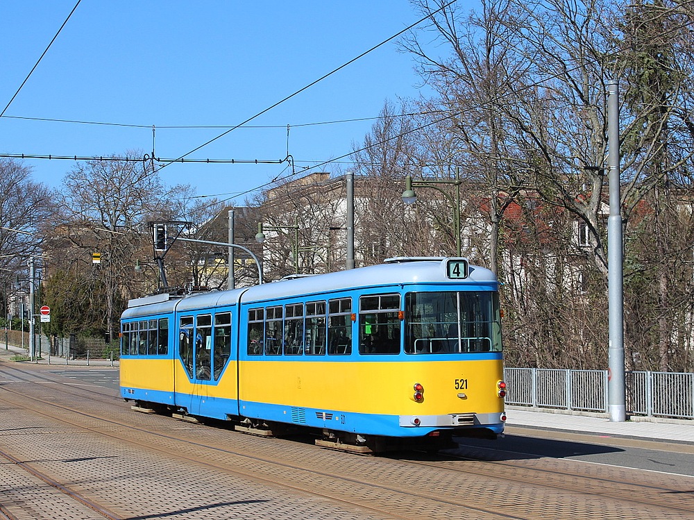 Гота, Duewag GT8NF № 521 Гота, Duewag GT8NF № 521