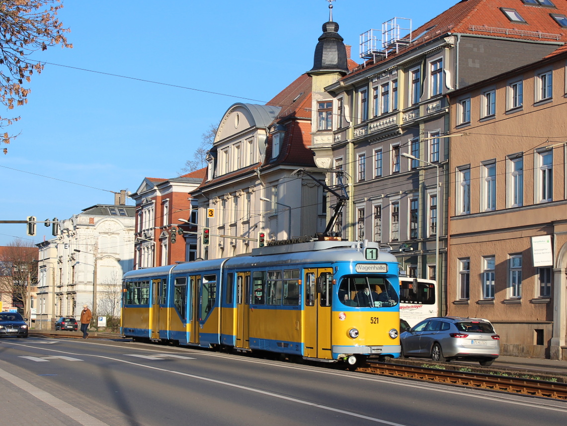 Гота, Duewag GT8NF № 521 Гота, Duewag GT8NF № 521
