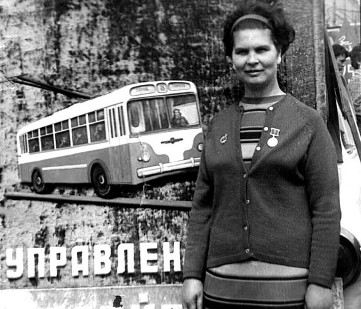 Tambov — Old Photos; Tambov — Workers of electric transport