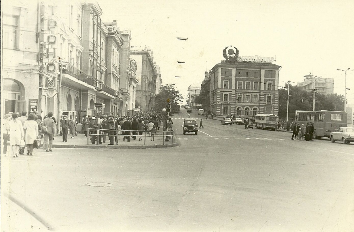 Владивосток — Исторические фотографии — трамвай (1971-1990)