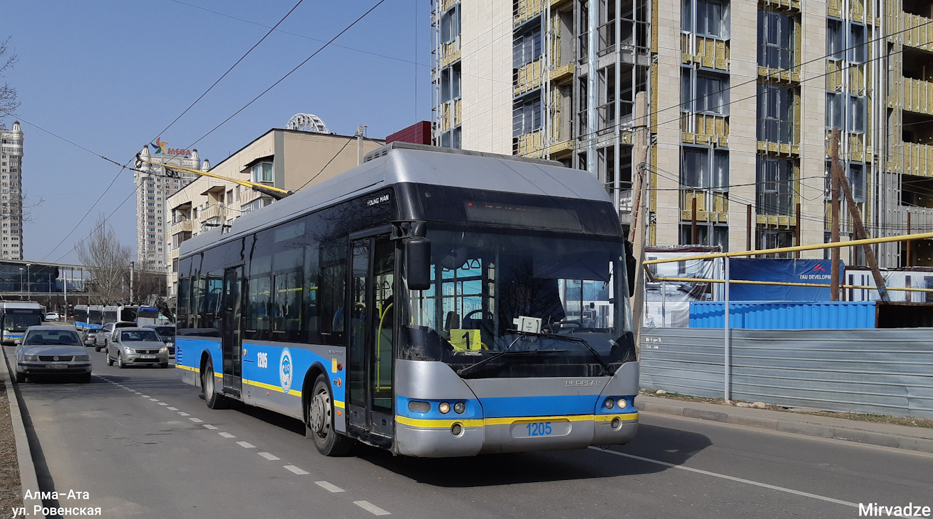 Алматы, YoungMan JNP6120GDZ (Neoplan Kazakhstan) № 1205 Алматы, YoungMan JNP6120GDZ (Neoplan Kazakhstan) № 1205
