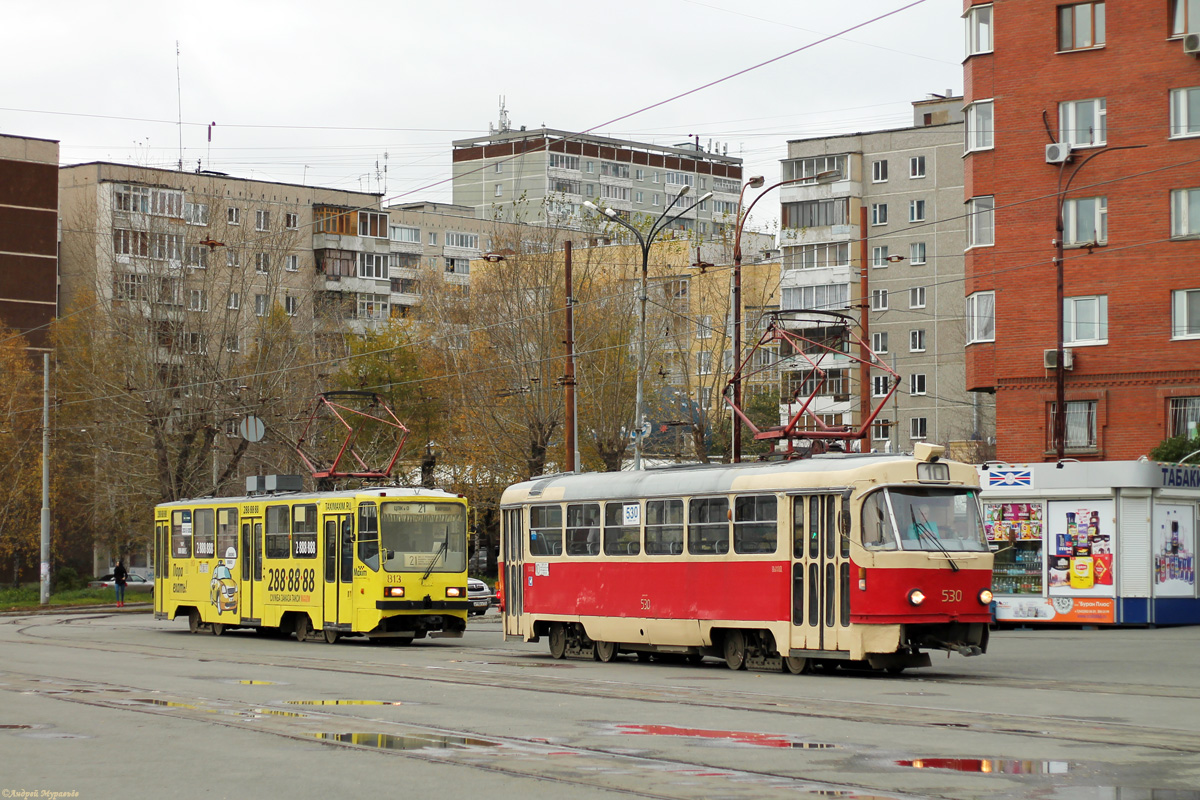 Екатеринбург, Tatra T3SU (двухдверная) № 530