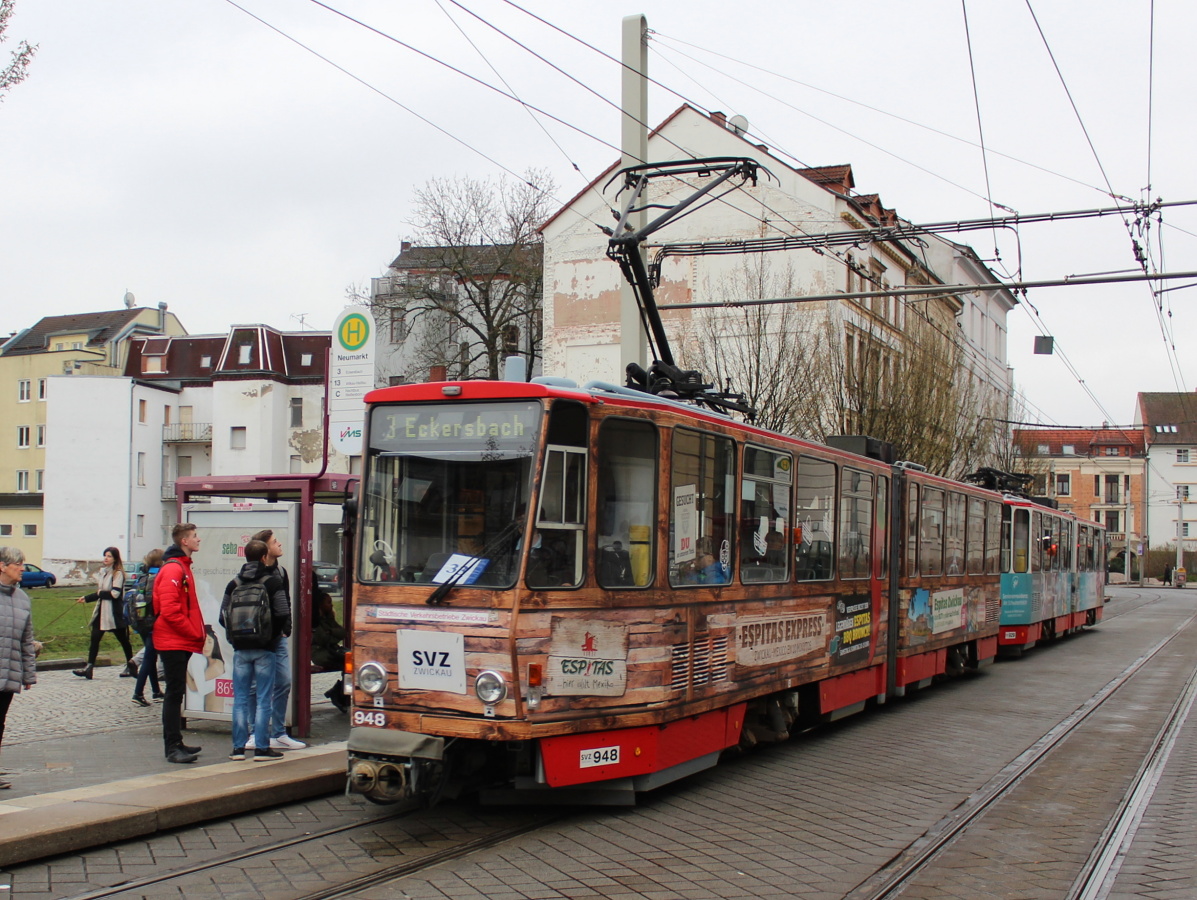 Цвиккау, Tatra KT4DMC № 948
