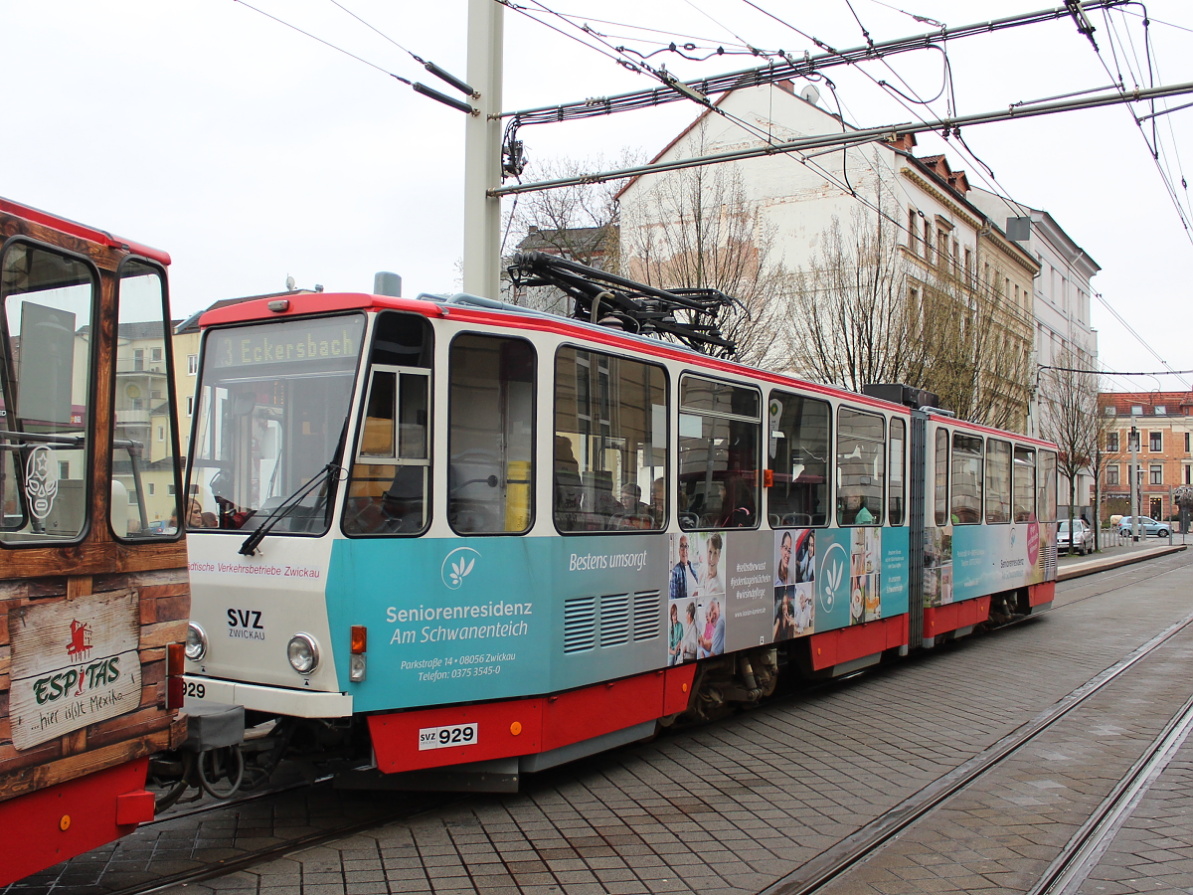 Цвиккау, Tatra KT4DMC № 929