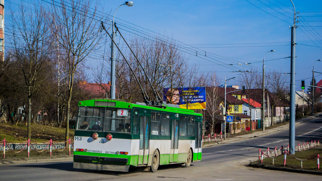 Рівне, Škoda 14Tr05 № 143