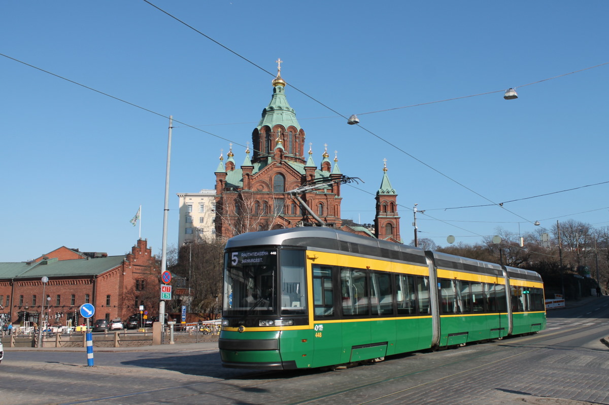 Хельсинки — Эспоо, Škoda ForCity Smart Artic MLNRV3 № 448