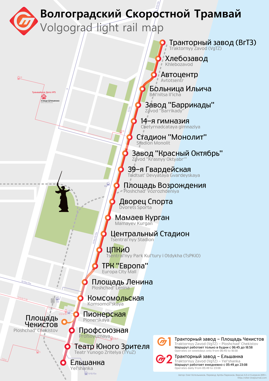 Волгоград — Схемы