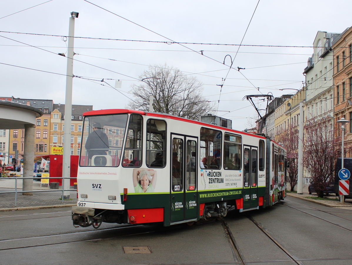 Цвиккау, Tatra KT4DMC № 937